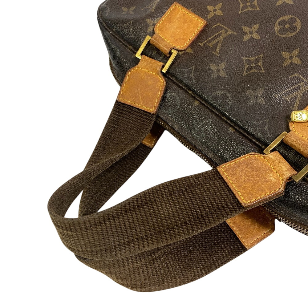 LOUIS VUITTON Handbag leather Brown Monogram Sac Bosphore