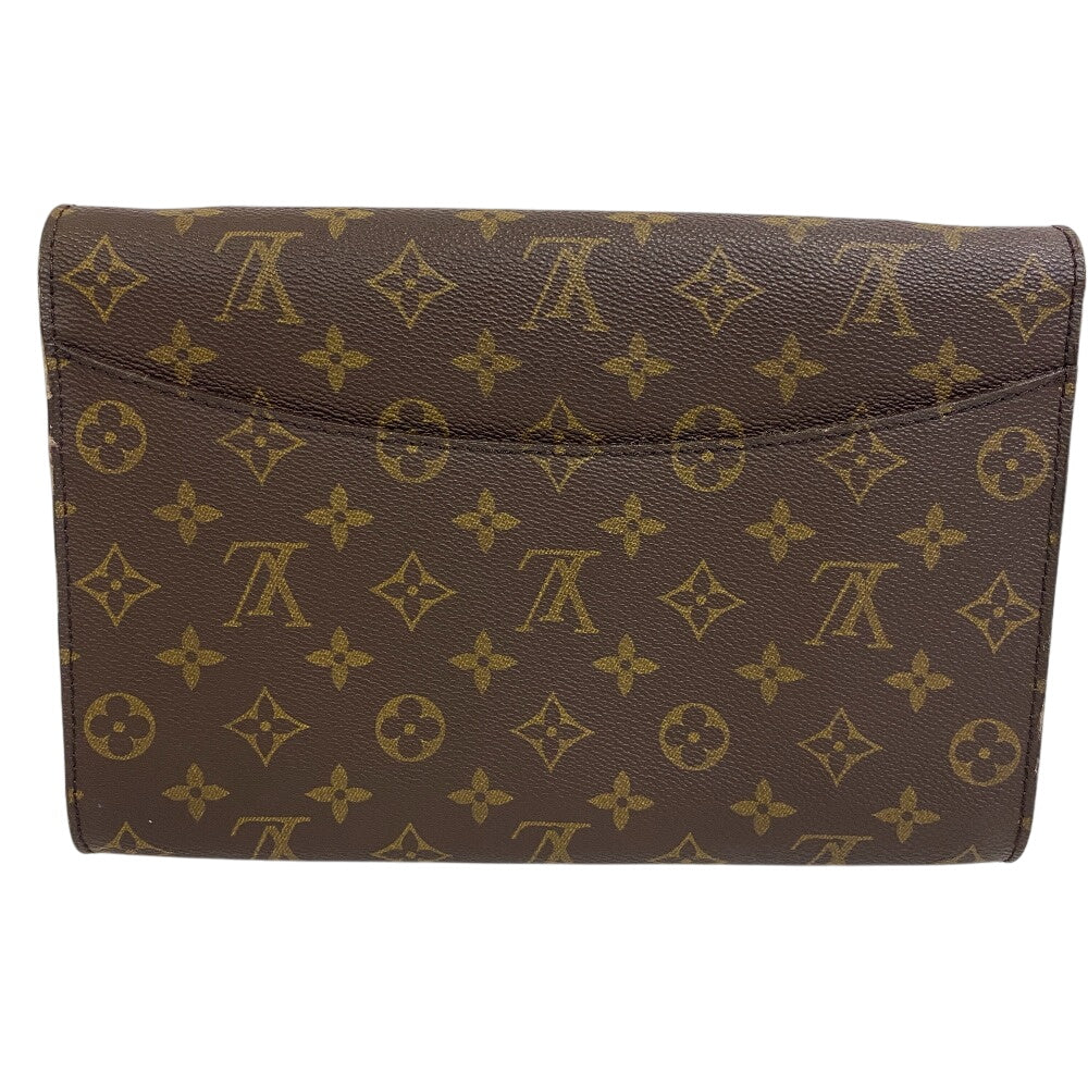  LOUIS VUITTON business bag leather Brown Monogram Bordeaux24