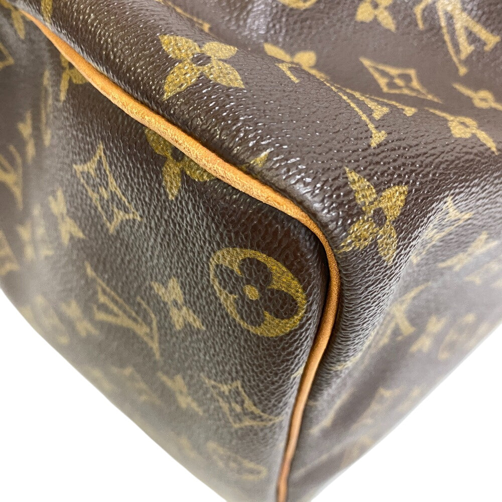LOUIS VUITTON Boston Duffel bag Monogram, Leather Brown Monogram Pattern Keepall 45