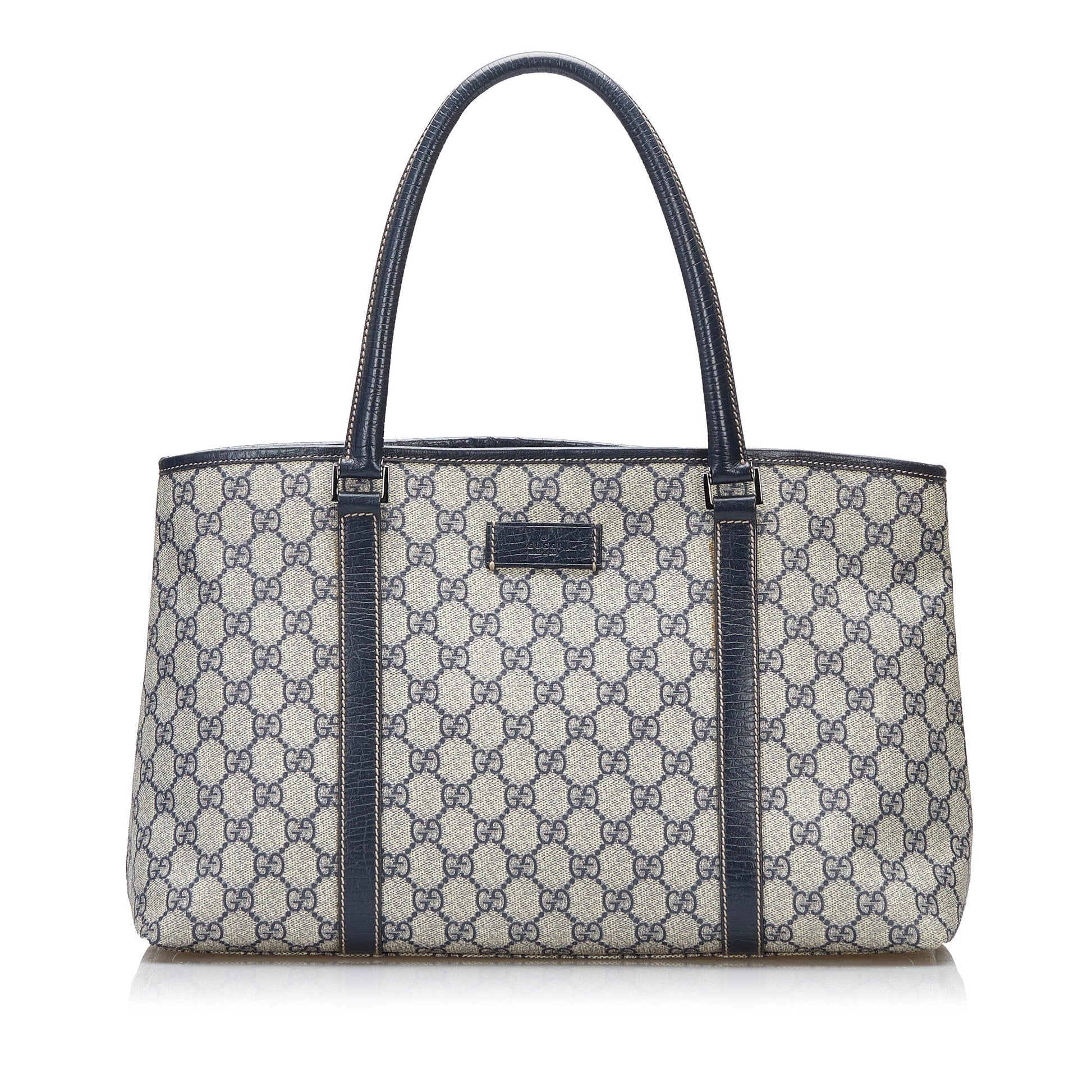 Gucci Leather Canvas Tote