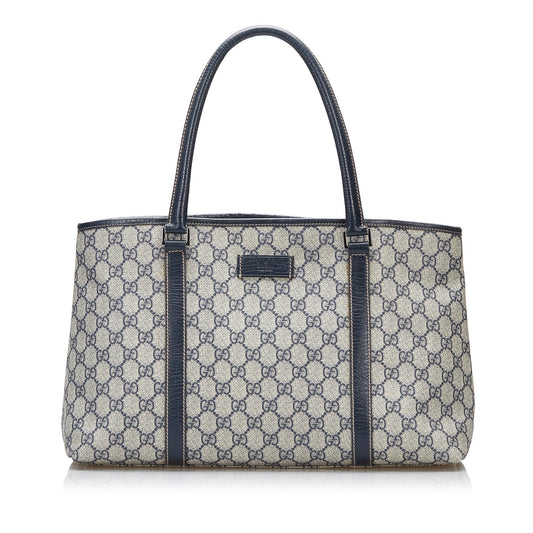Gucci Leather Canvas Tote