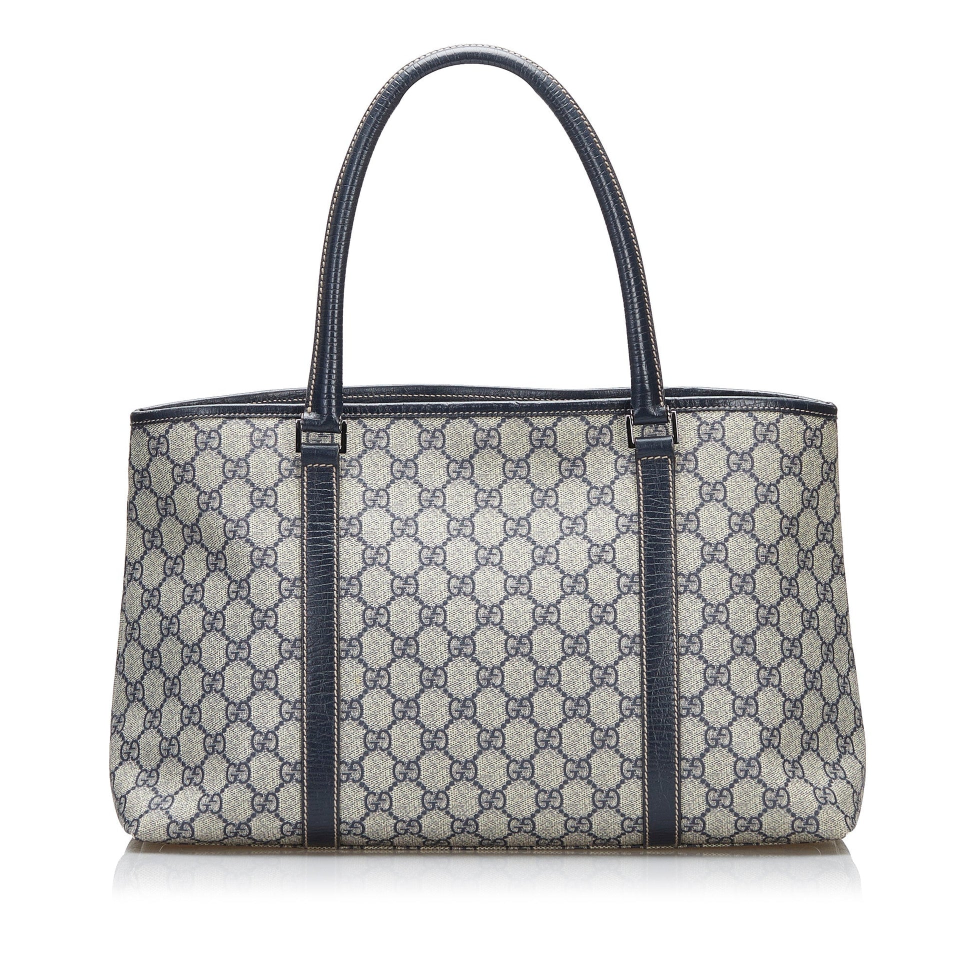 Gucci Leather Canvas Tote