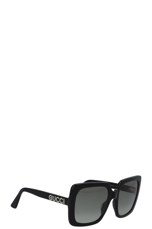 GUCCI GG0418S Sunglasses Black Crystals