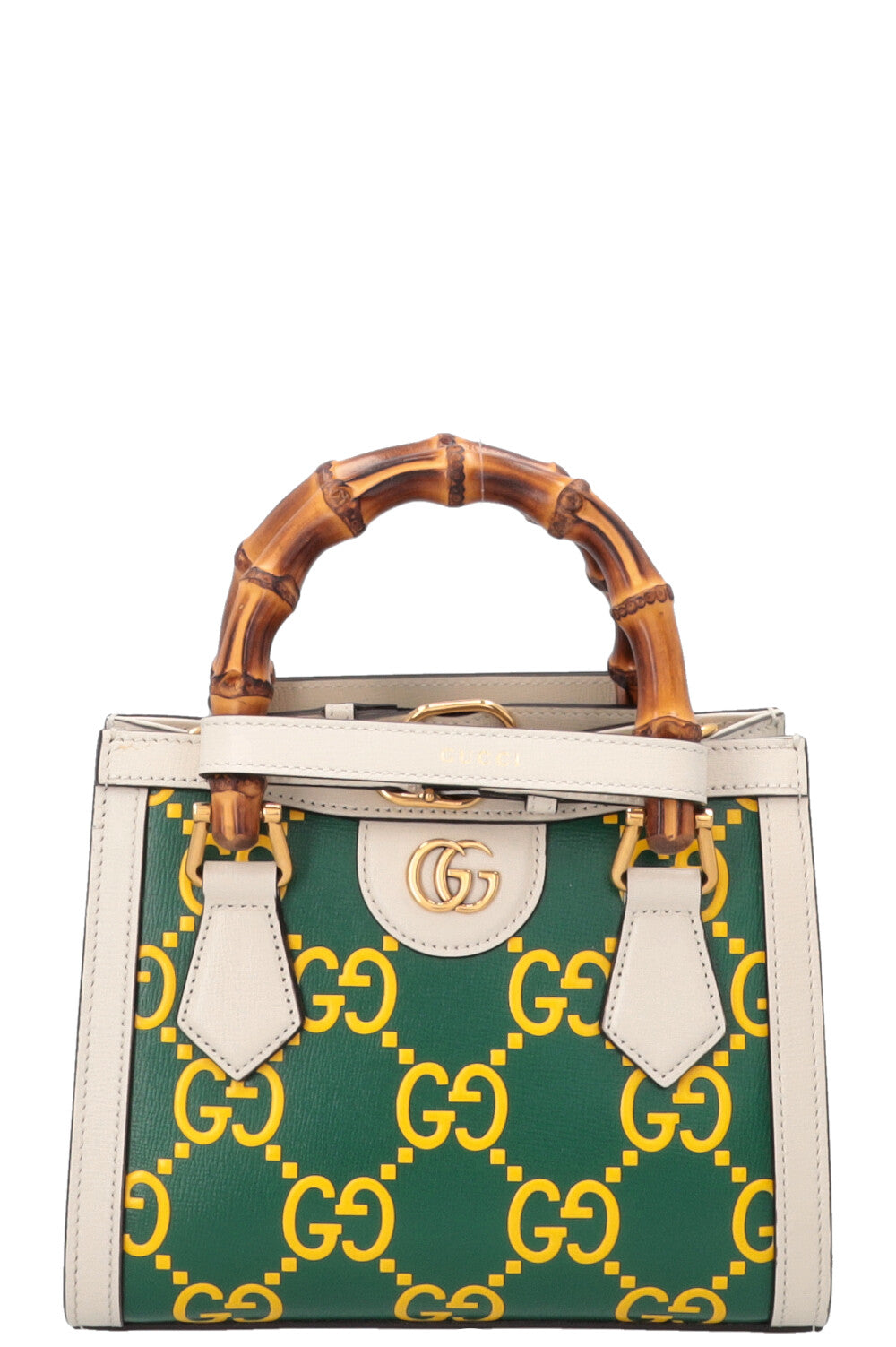 GUCCI Diana Bag Mini White Green