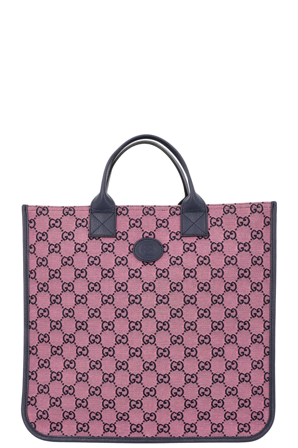 GUCCI Supreme Tote Small Pink Blue