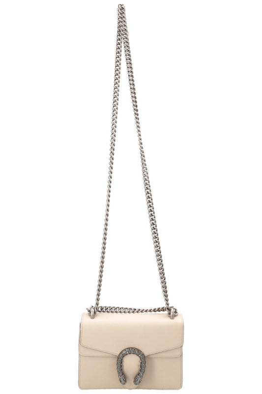 GUCCI Small Dionysus Crossbody Bag White
