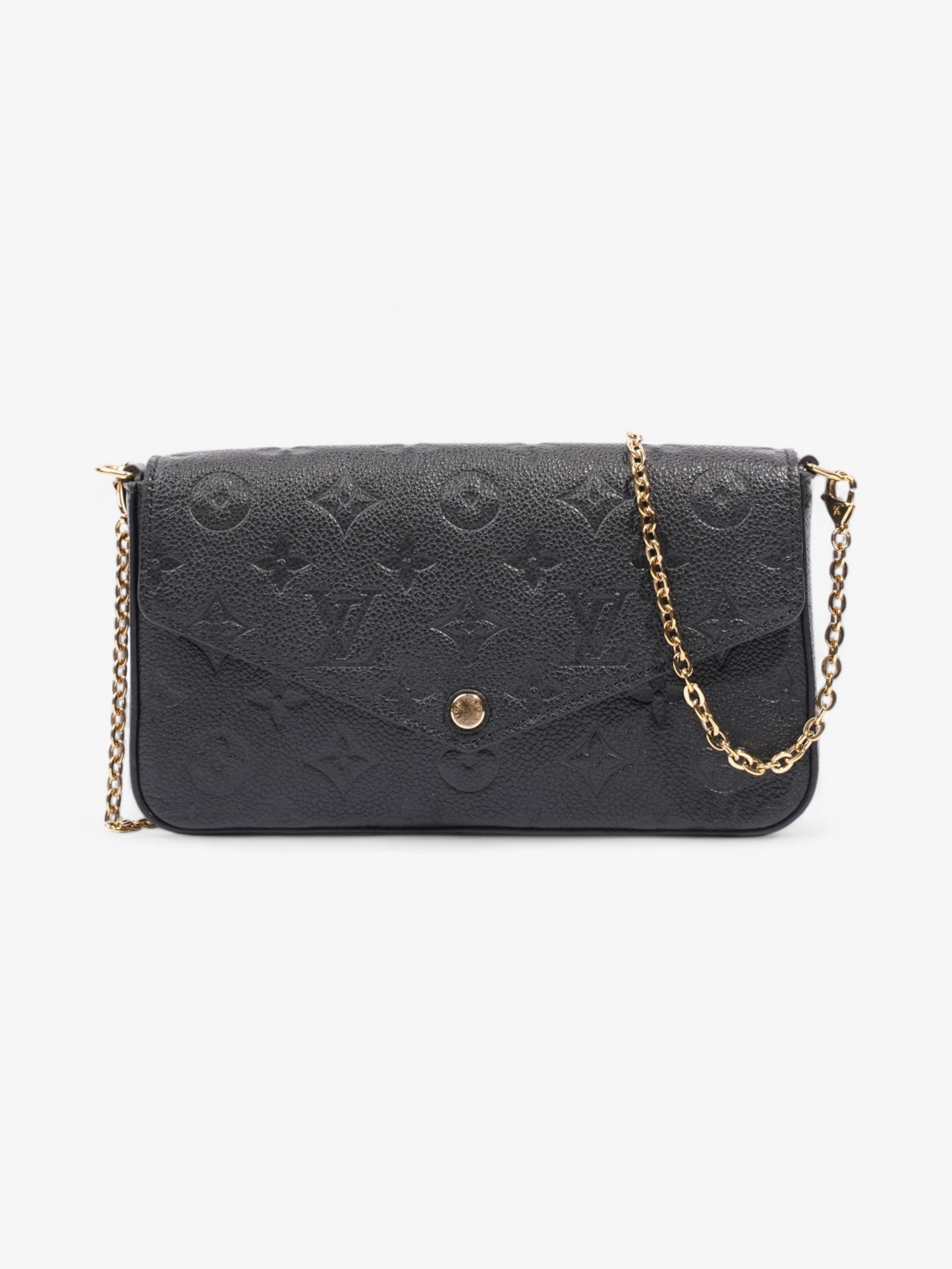 Louis Vuitton Pochette Felicie Black Empreinte Leather