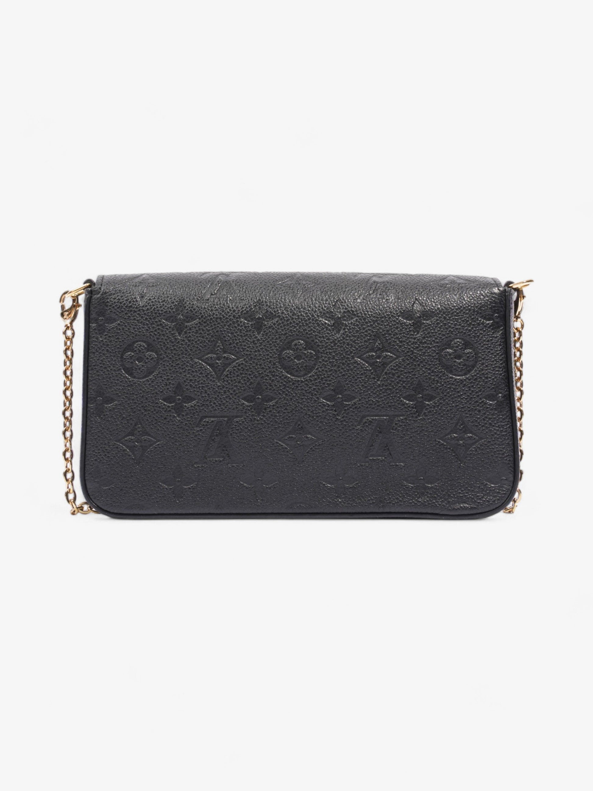 Louis Vuitton Pochette Felicie Black Empreinte Leather