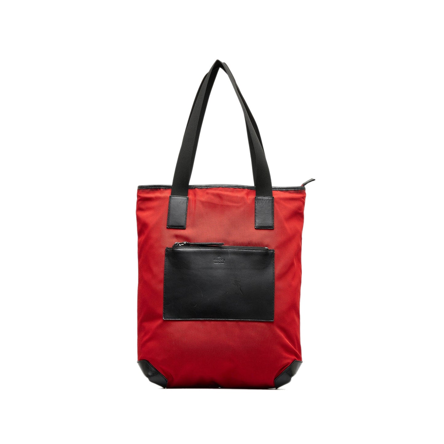 Gucci Red Nylon Tote