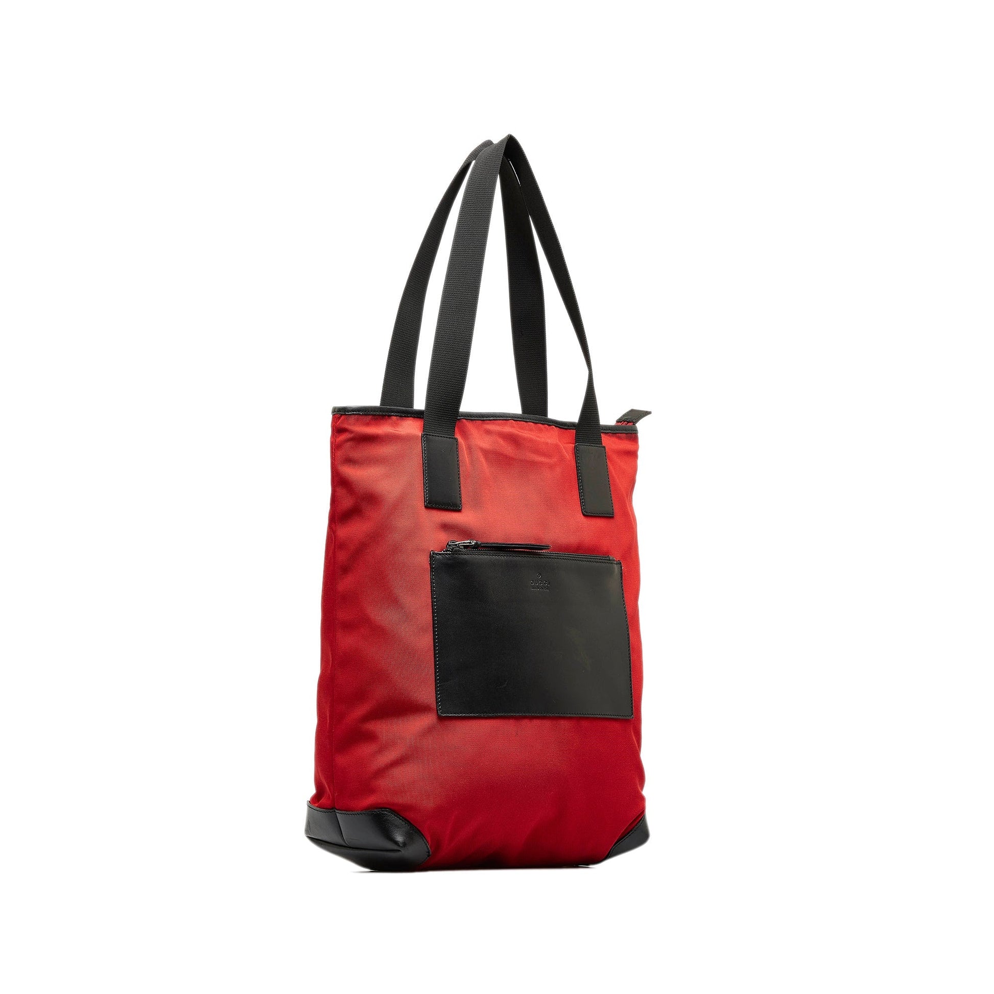 Gucci Red Nylon Tote