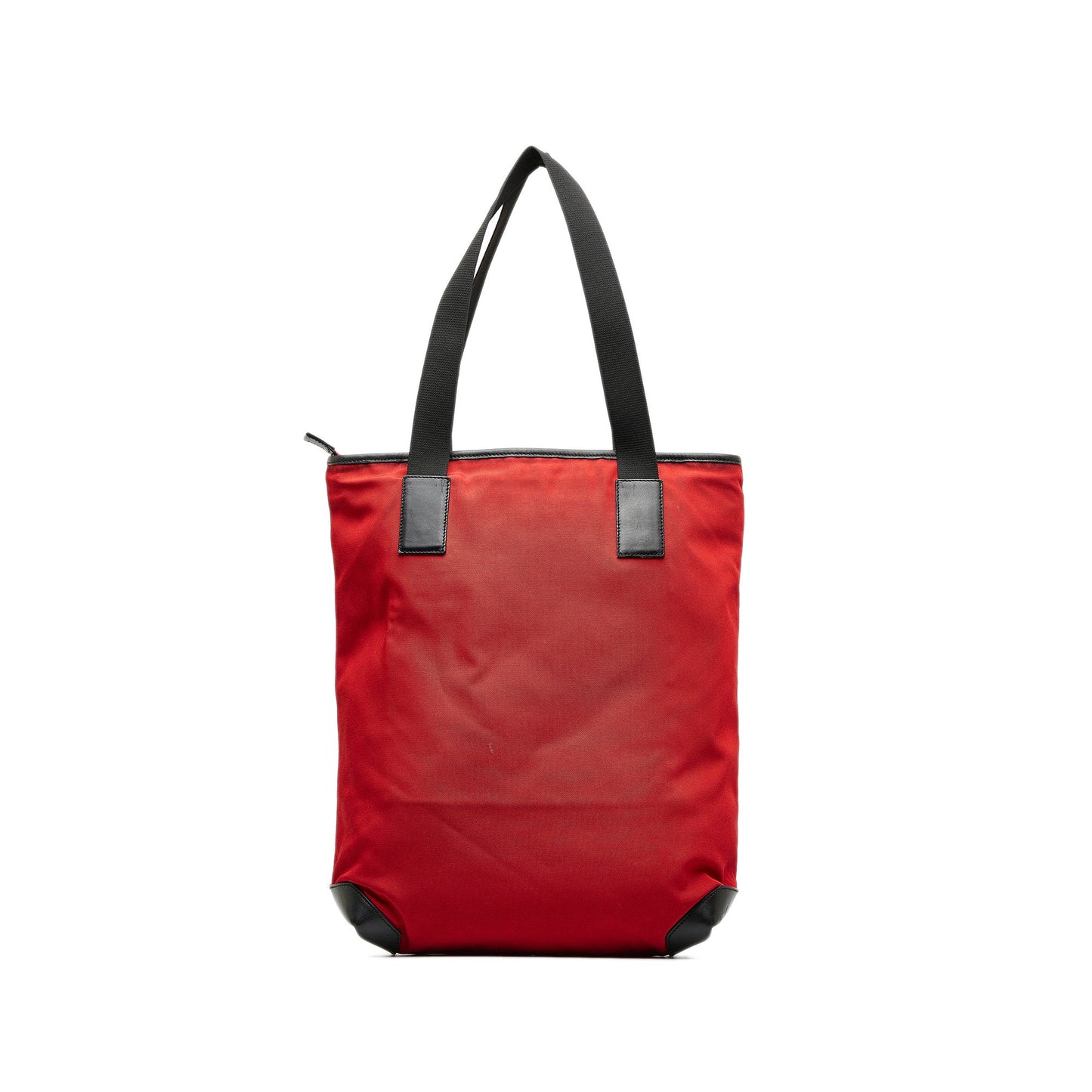 Gucci Red Nylon Tote