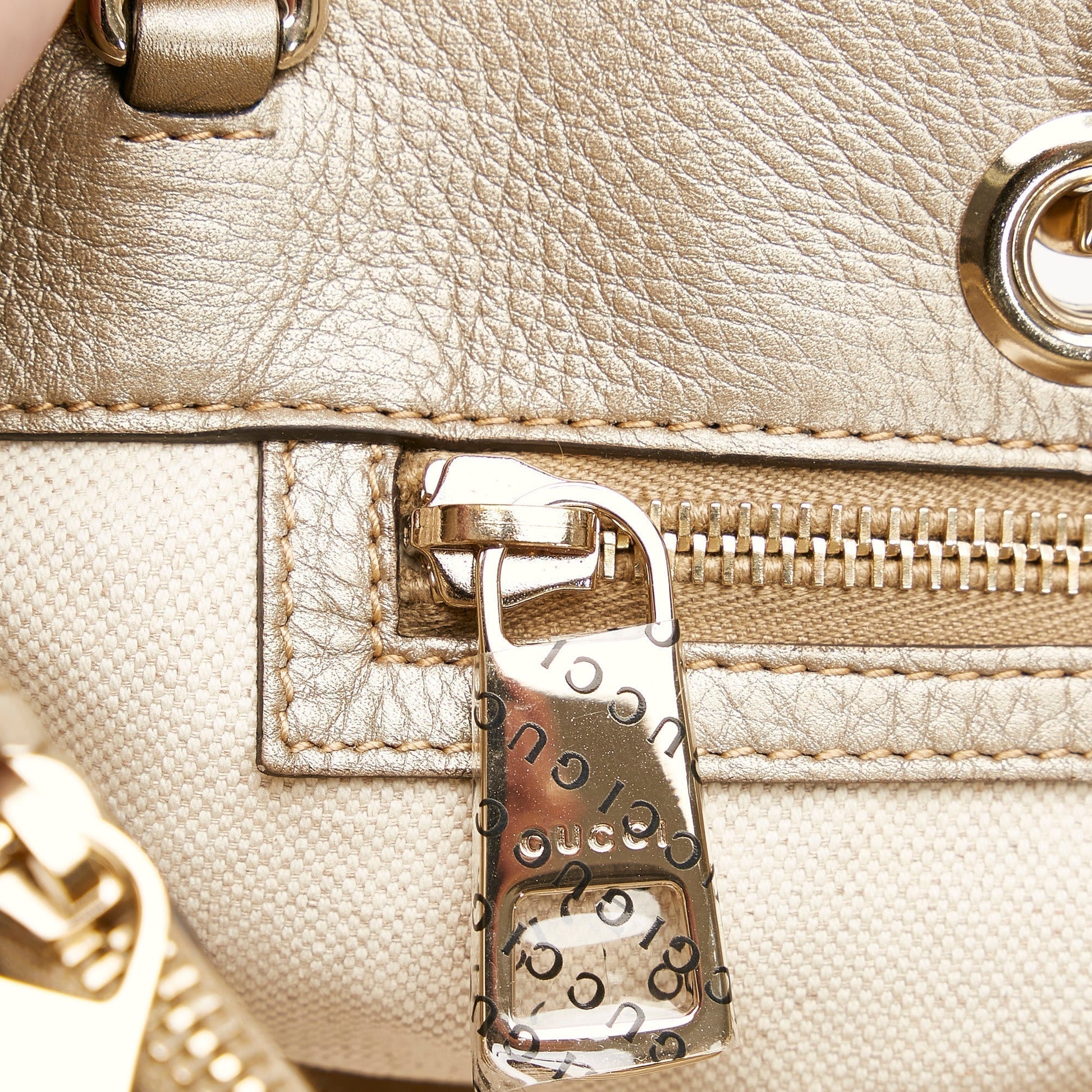 Gucci Leather Top Handle Tote