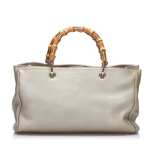 Gucci Leather Top Handle Tote