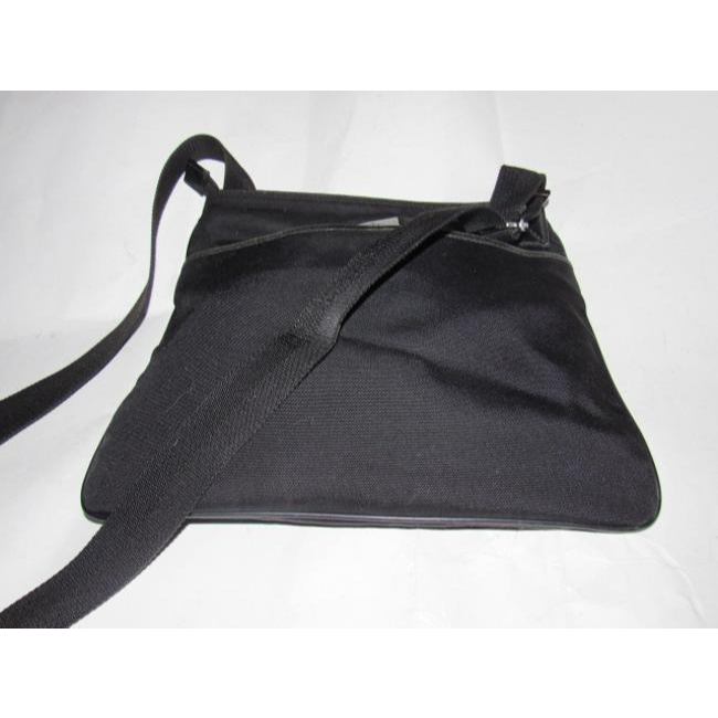 Gucci Nylon Leather Canvas Shoulder Bag