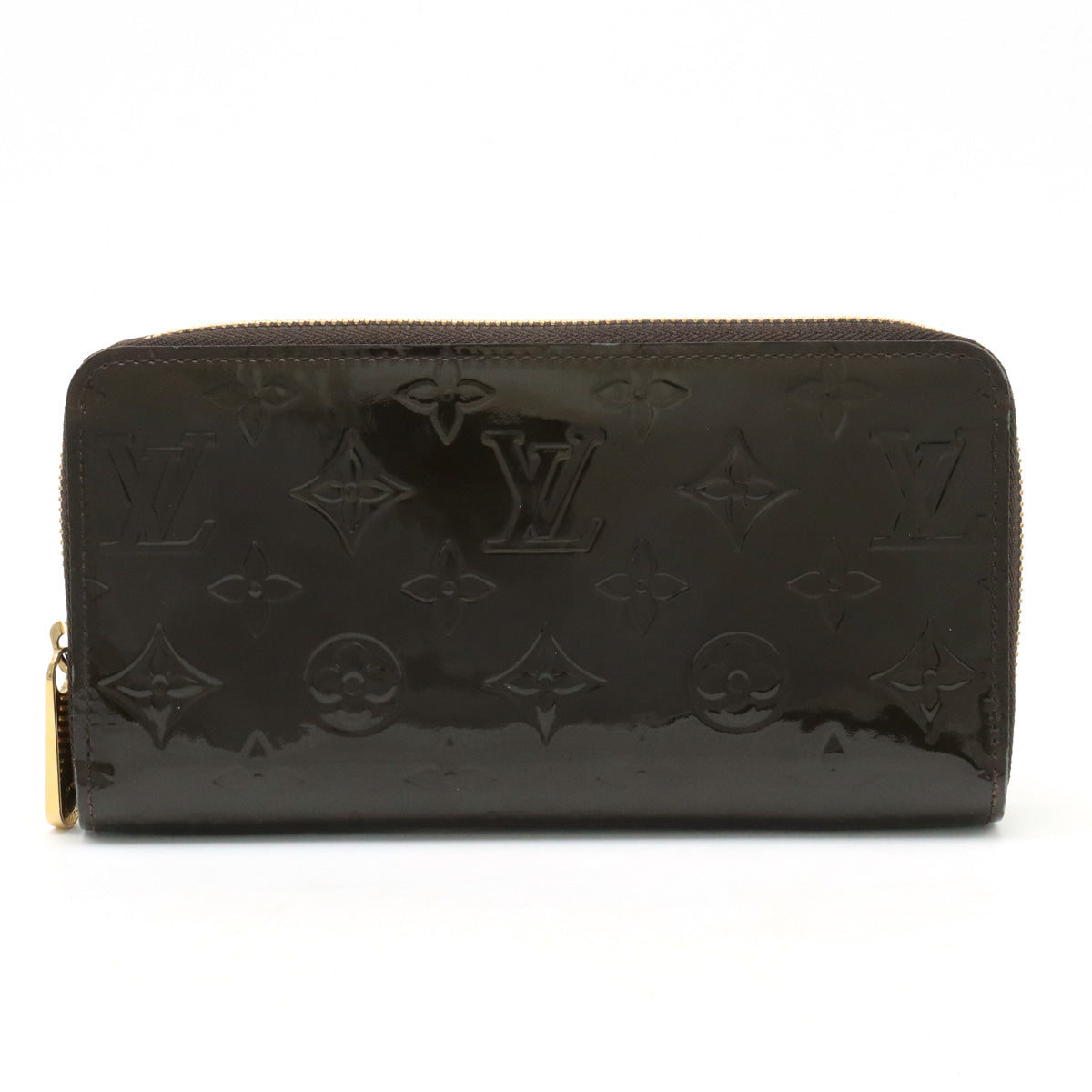 Louis vuitton Monograms Verney Zippy Wallet Round Fassner Long Wallet Emmeline Tildumble Dark Brown M91458