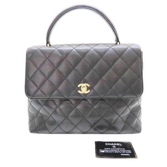 Chanel Caviar Skin Top Handle Bag Handbag