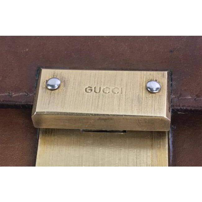 Gucci Envelope Leather Mini Clutch
