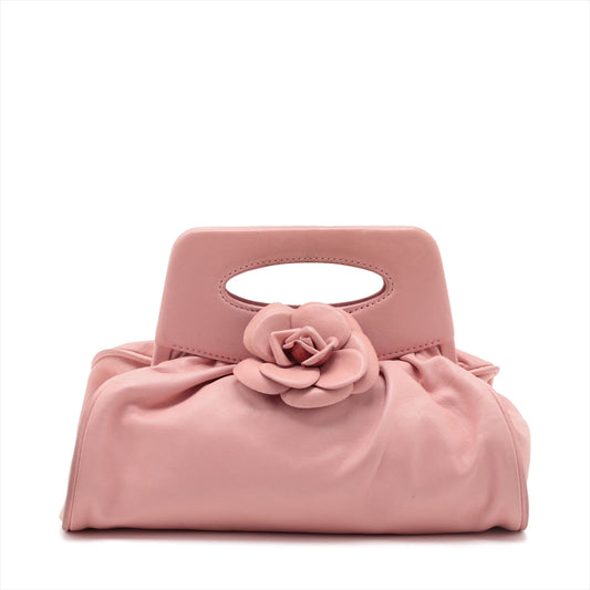 Chanel Camelia HandBag Pink Gold 8th