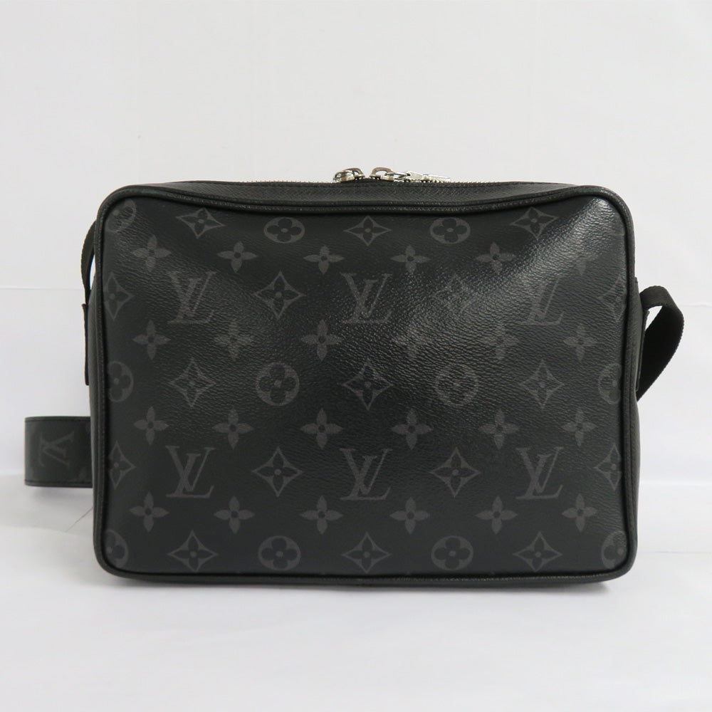 Louis Vuitton Messenger M30233 Monogram Tigger Shoulder Bag Noir Black Silver G Leather
