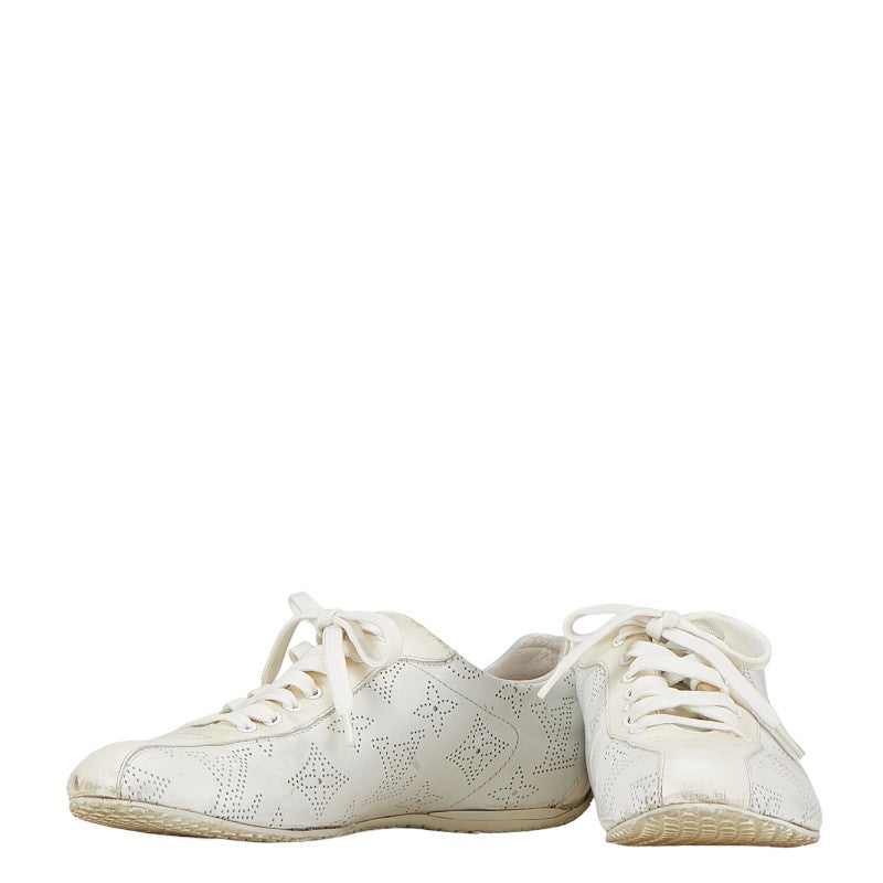 Louis Vuitton Monogram Machina Trainers Size 34 White Leather Louis Vuitton