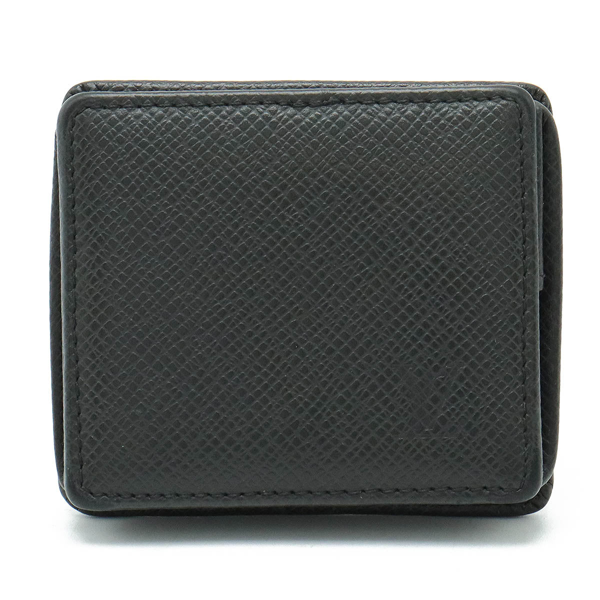 Louis vuitton Tyga Portmoney Bovatt Coincase Black Black M30382