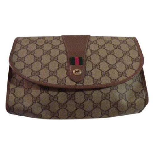 Gucci Envelope Leather Mini Clutch