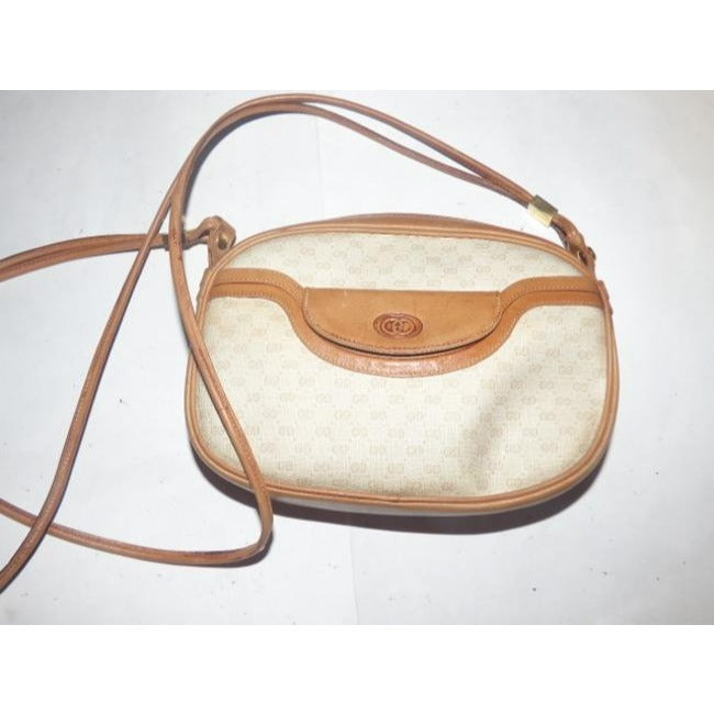 Gucci Leather Canvas Crossbody