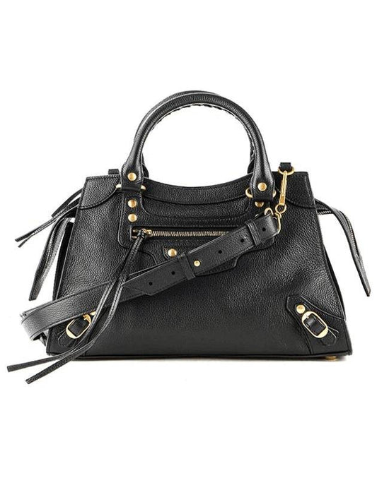 Luxury Balenciaga Trending 2026 Neo Classic Small Shoulder Bag Black