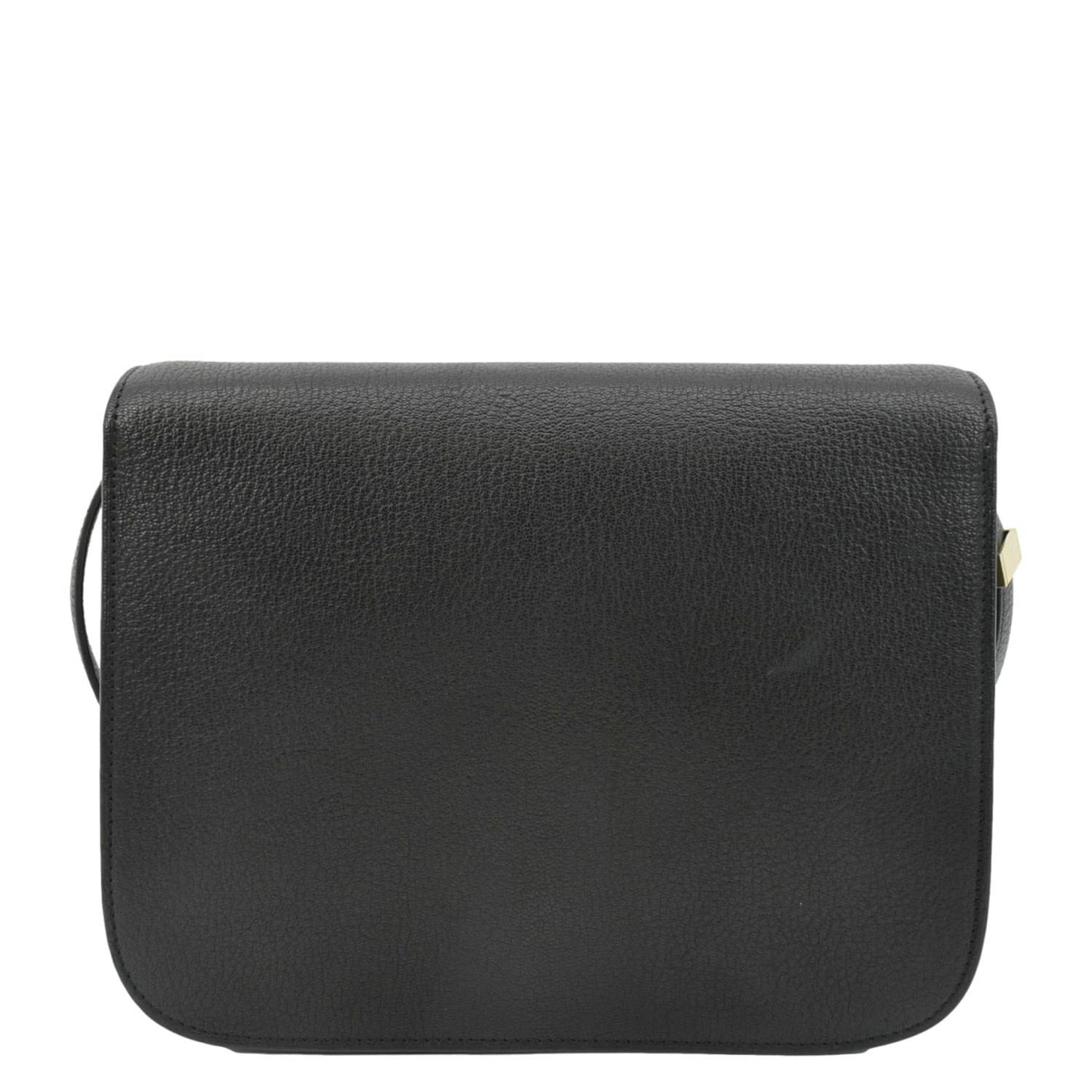 CELINE Classic Box Calfskin Leather Crossbody Bag Black