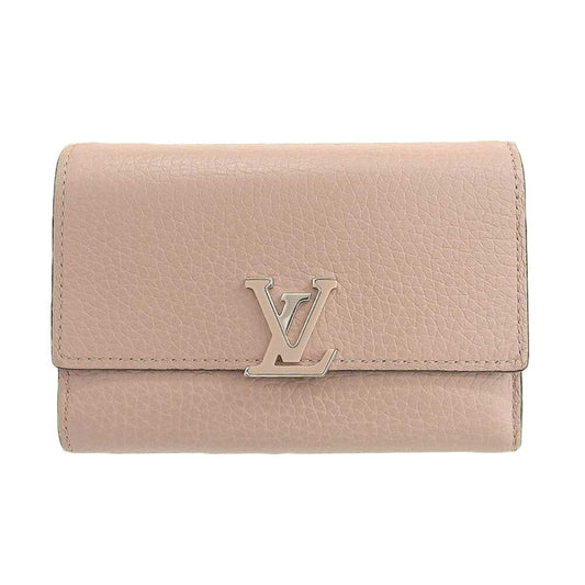 Louis Vuitton Magnolia pink Leather Wallet (Tri-Fold)