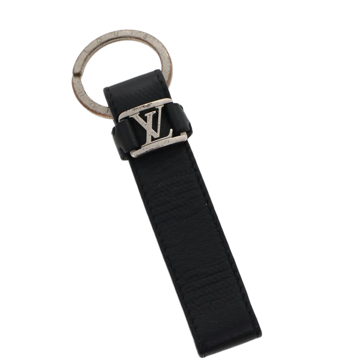 LOUIS VUITTON Damier Infini Key Holder LV Dragonne Silver LV ac1966 Handbag