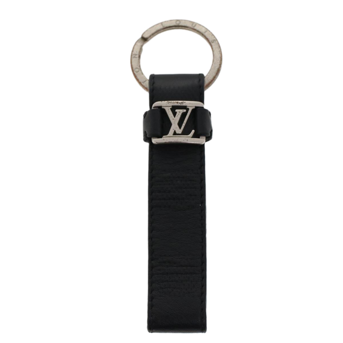 LOUIS VUITTON Damier Infini Key Holder LV Dragonne Silver LV ac1966 Handbag