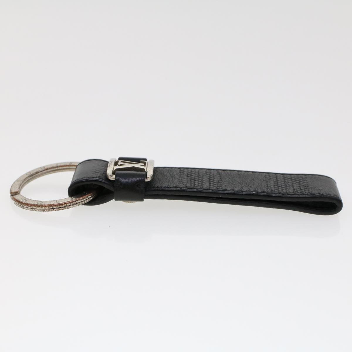 LOUIS VUITTON Damier Infini Key Holder LV Dragonne Silver LV ac1966 Handbag