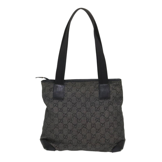 Gucci Leather Canvas Shoulder Bag