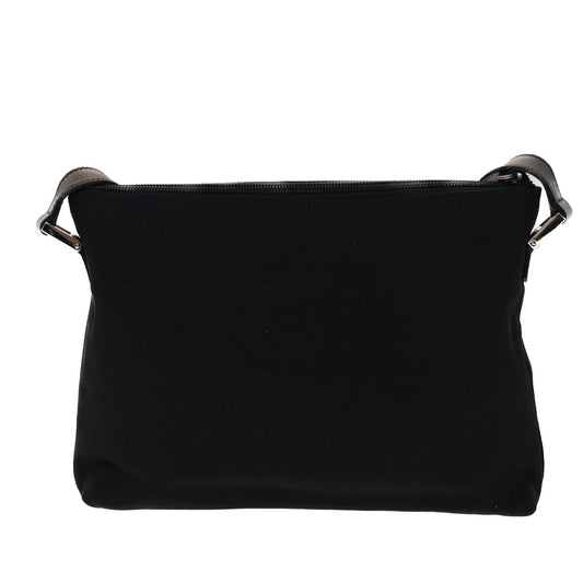 Gucci Nylon Leather Shoulder Bag
