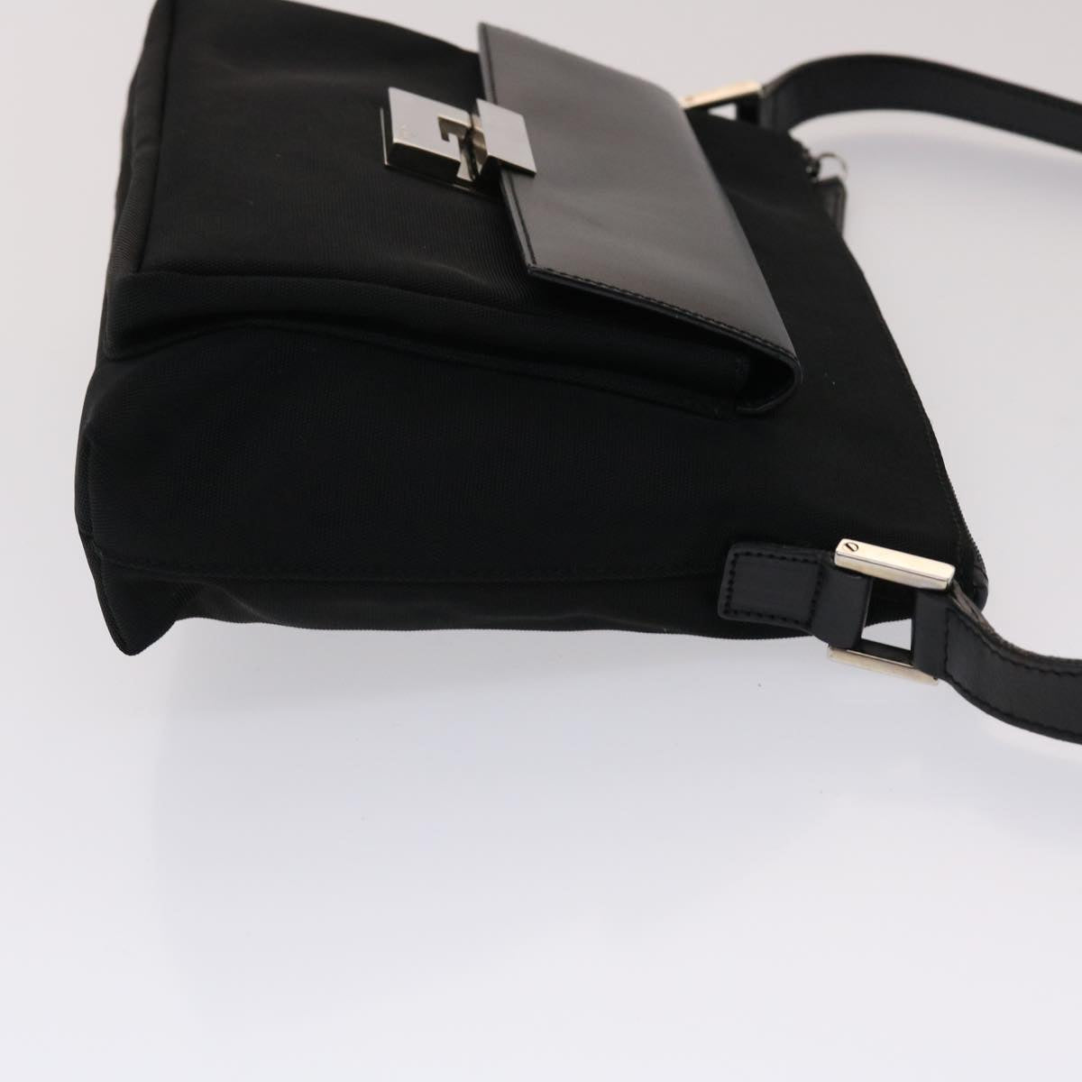 Gucci Nylon Leather Shoulder Bag
