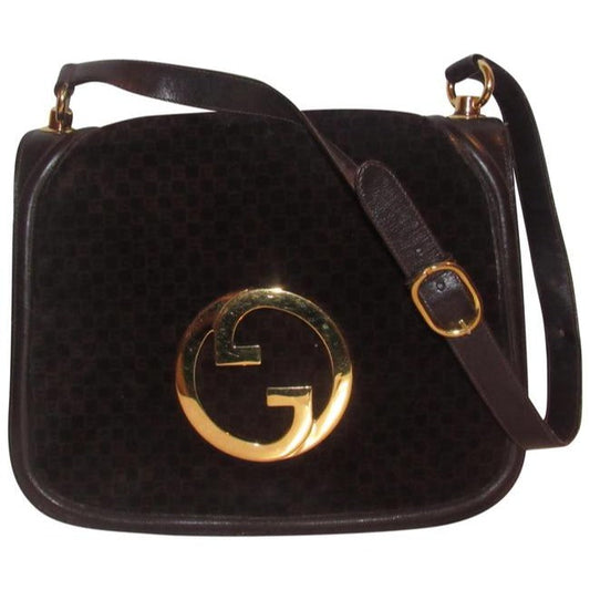 Gucci Lou Saddle Leather Mini Shoulder Bag