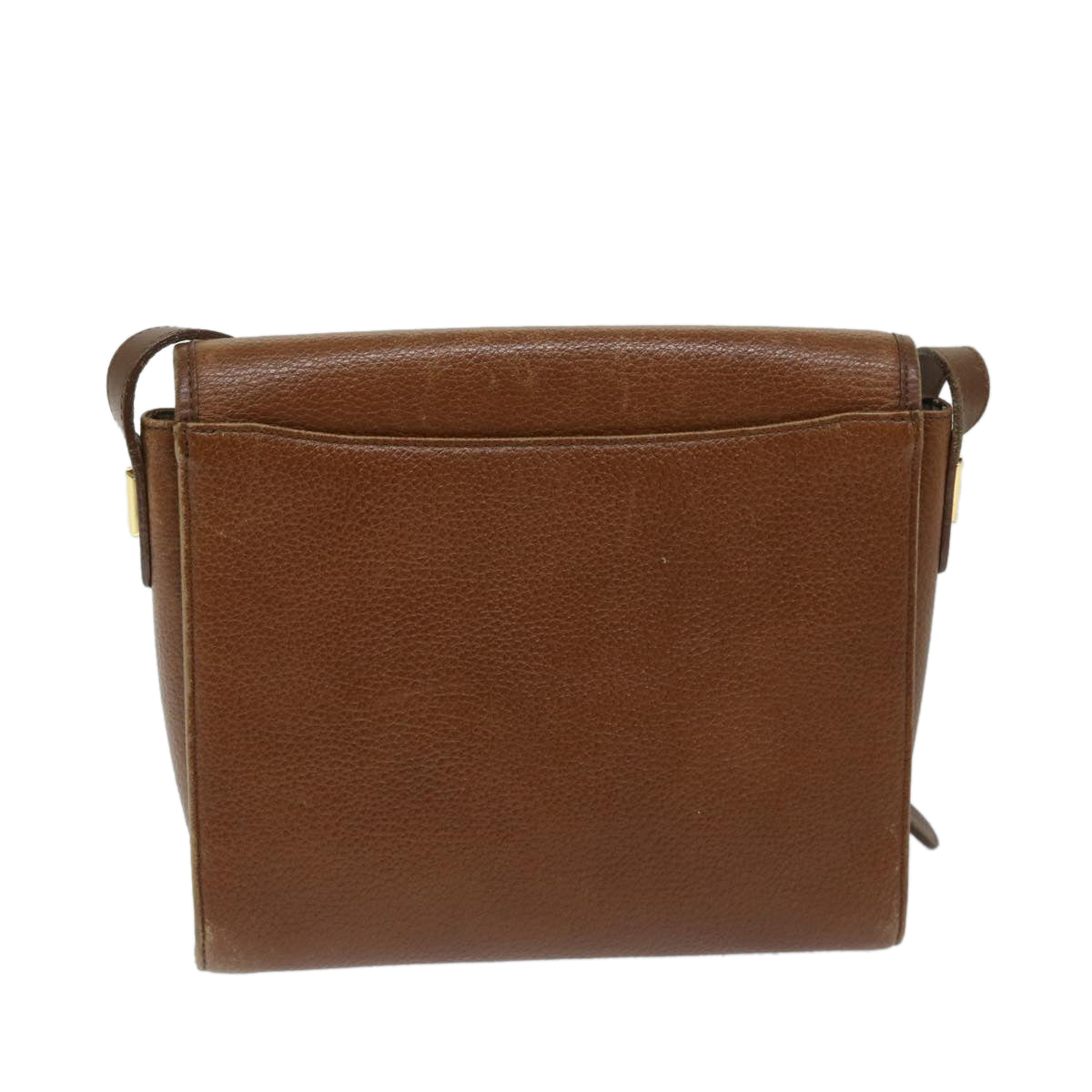 Burberry Shoulder Bag Leather Brown Auth ac2838