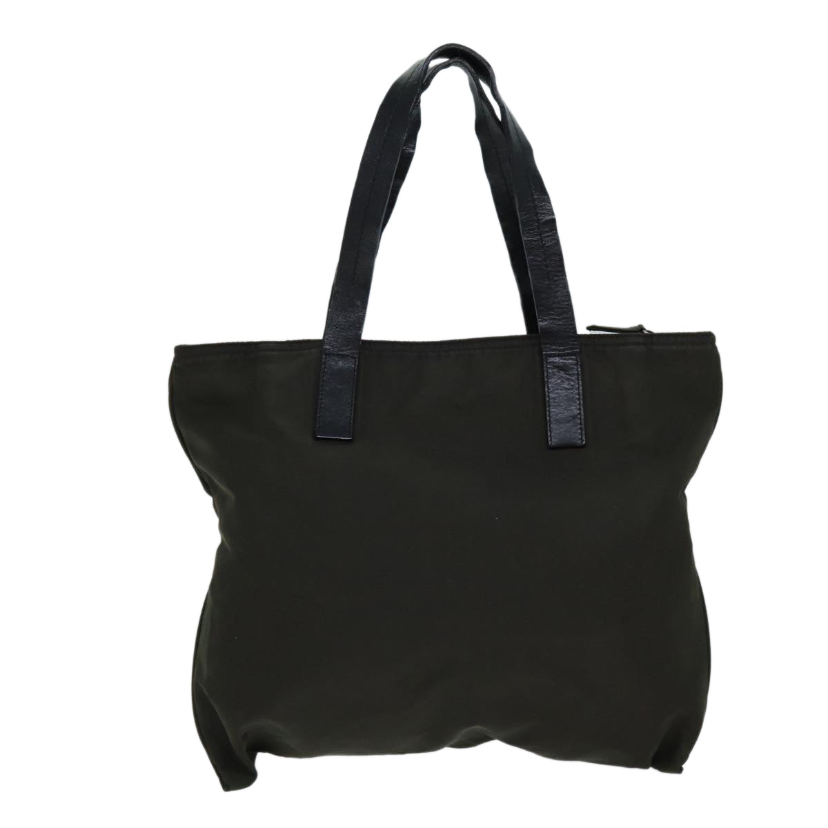 PRADA Tote Bag Nylon Khaki Auth ac2957