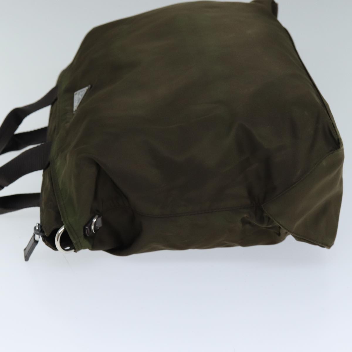 PRADA Hand Bag Nylon 2way Brown Auth ac2959