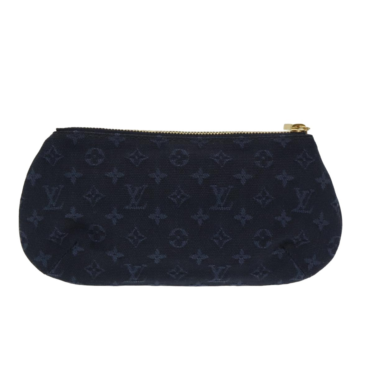 LOUIS VUITTON Monogram Mini Ansophie Pouch TST Blue M92697 LV Auth ac3116