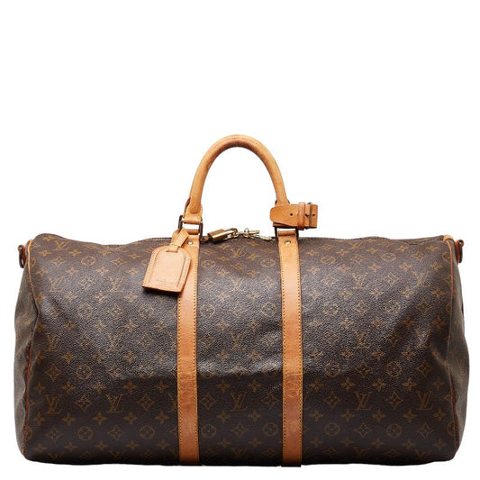 Louis Vuitton Monogram Kipur Bandouliere 55 Boston Bag Travel Bag M41414 Brown PVC Leather Louis Vuitton