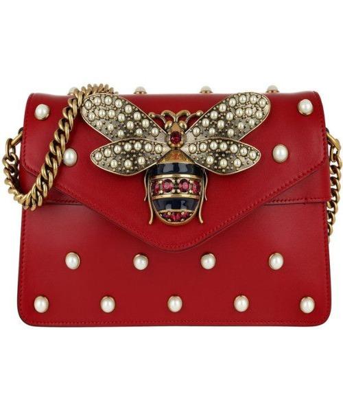 Gucci Monogram Nylon Leather Mini Crossbody