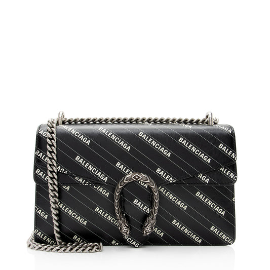 Gucci x Luxury Balenciaga Trending 2026 Leather Dionysus The Hacker Project Small Shoulder Bag