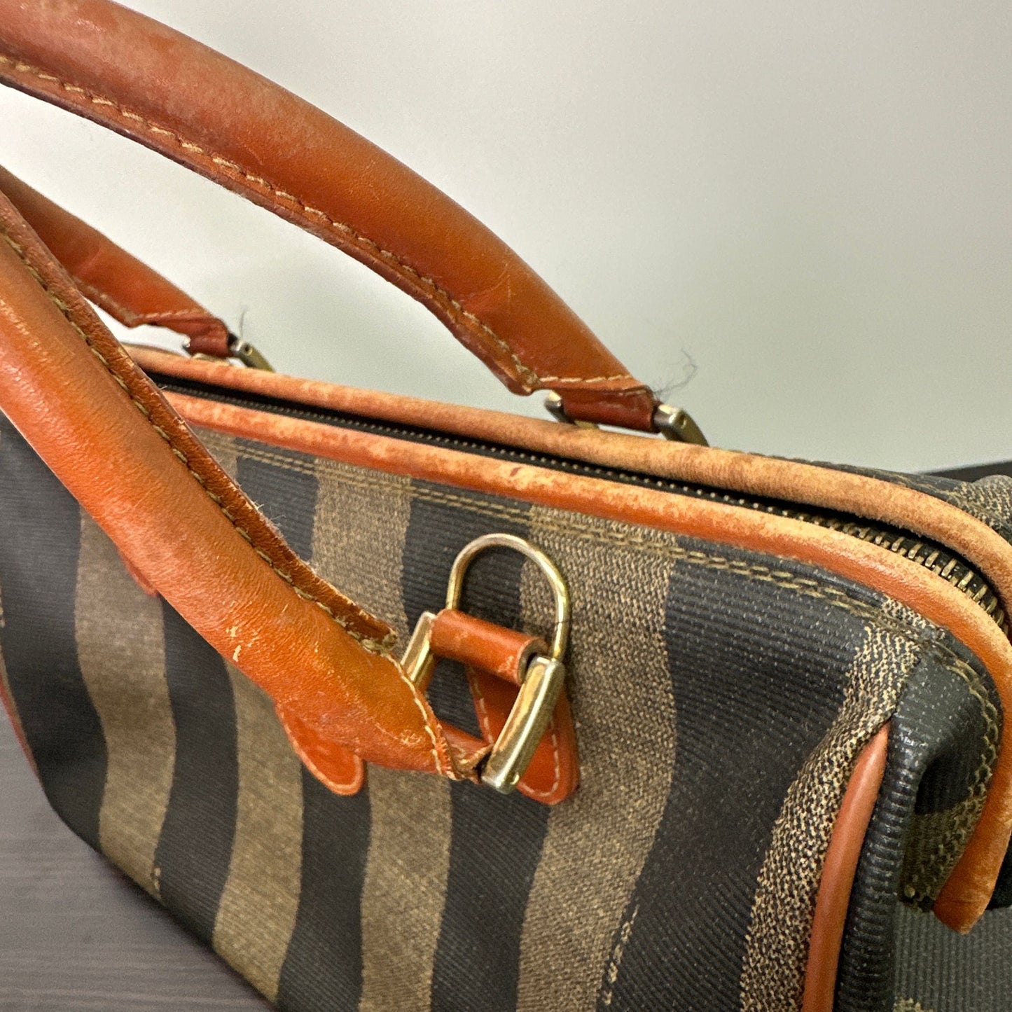Fendi | Bags | Fendi Pequin Boston Bag Coated Canvas Medium LB118111