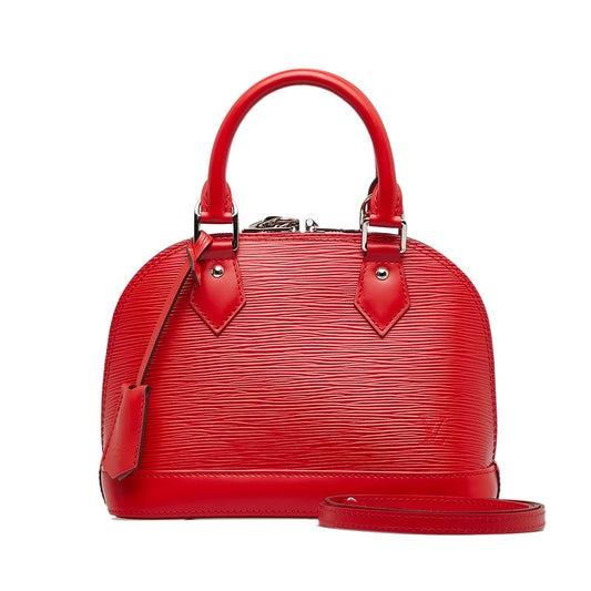 Louis Vuitton Epic Alma BB Handbags Shoulder Bag 2WAY M41160 Coquimbo Red Leather Louis Vuitton