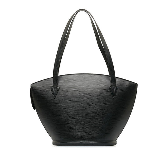Louis Vuitton Epic Sanjack Shopping Handbag M52262 Noir Black Leather Lady Louis Vuitton