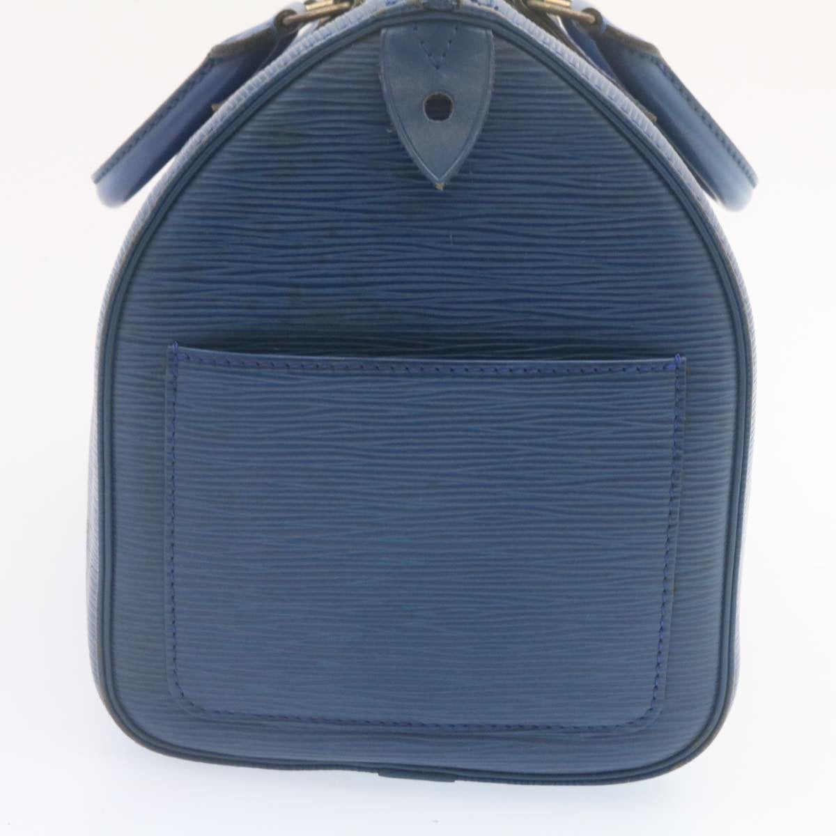 LOUIS VUITTON Epi Alma Hand Bag Blue LV Auth ai161