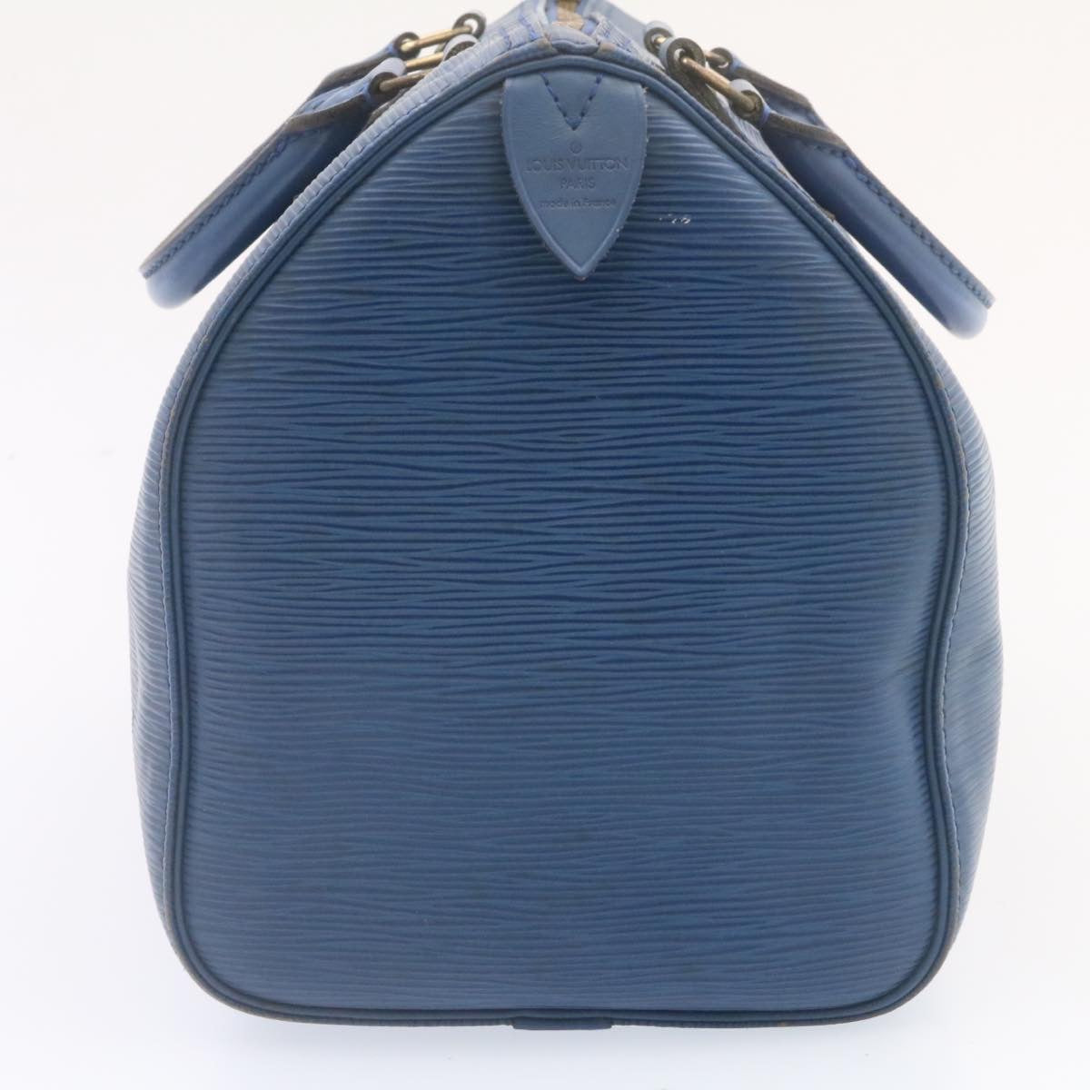 LOUIS VUITTON Epi Alma Hand Bag Blue LV Auth ai161