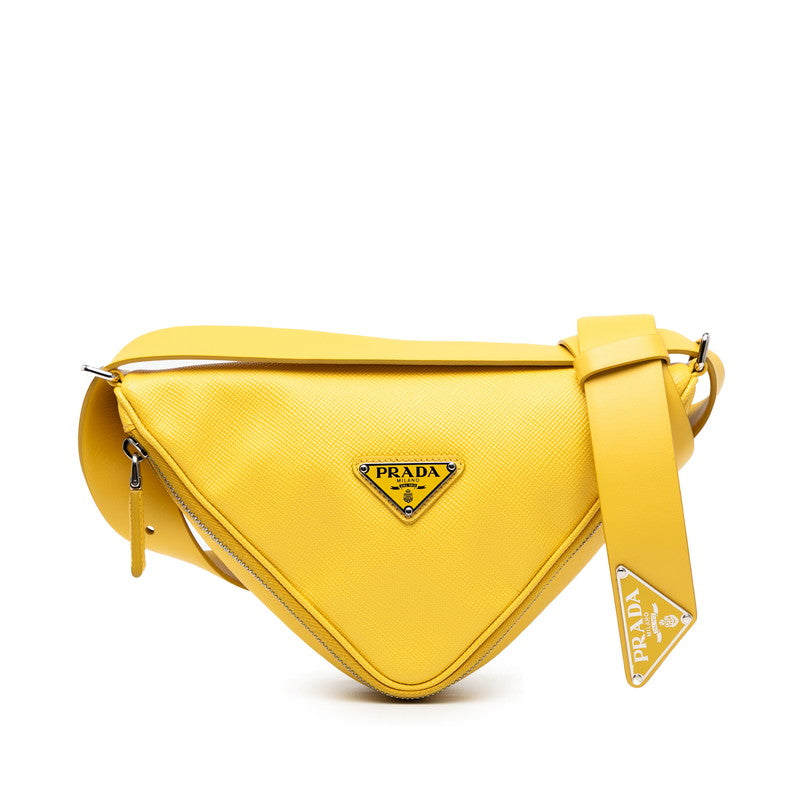 Prada Saffiano Leather Shoulder Bag